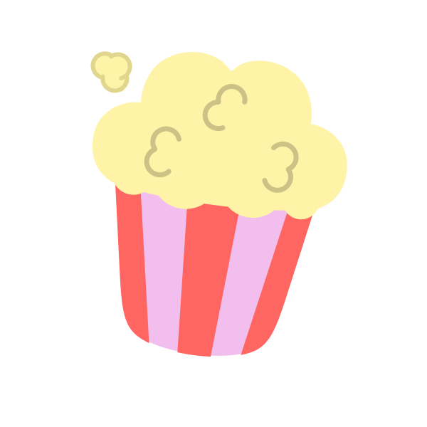 Popcorn bucket illustration